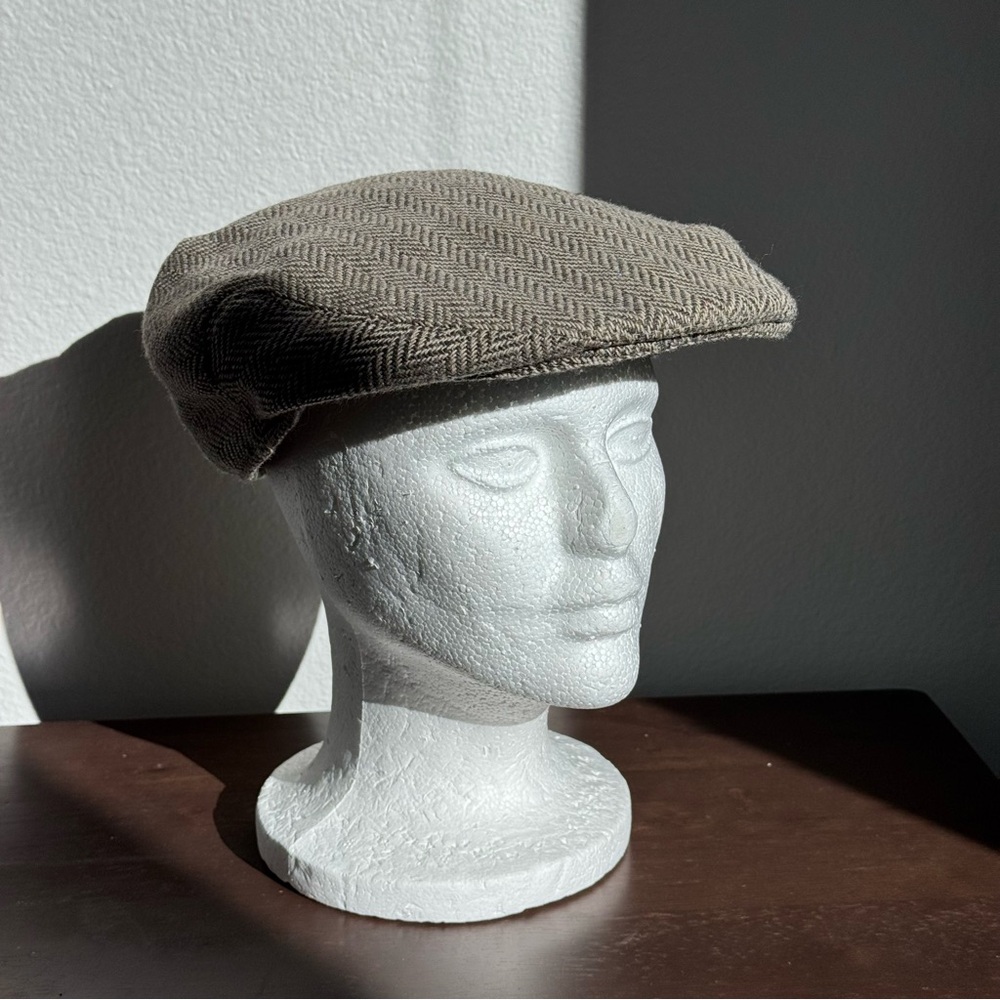 Vintage The Monarch Scottish Flat Cap — Size L (59–60 cm) Made in Scotland
